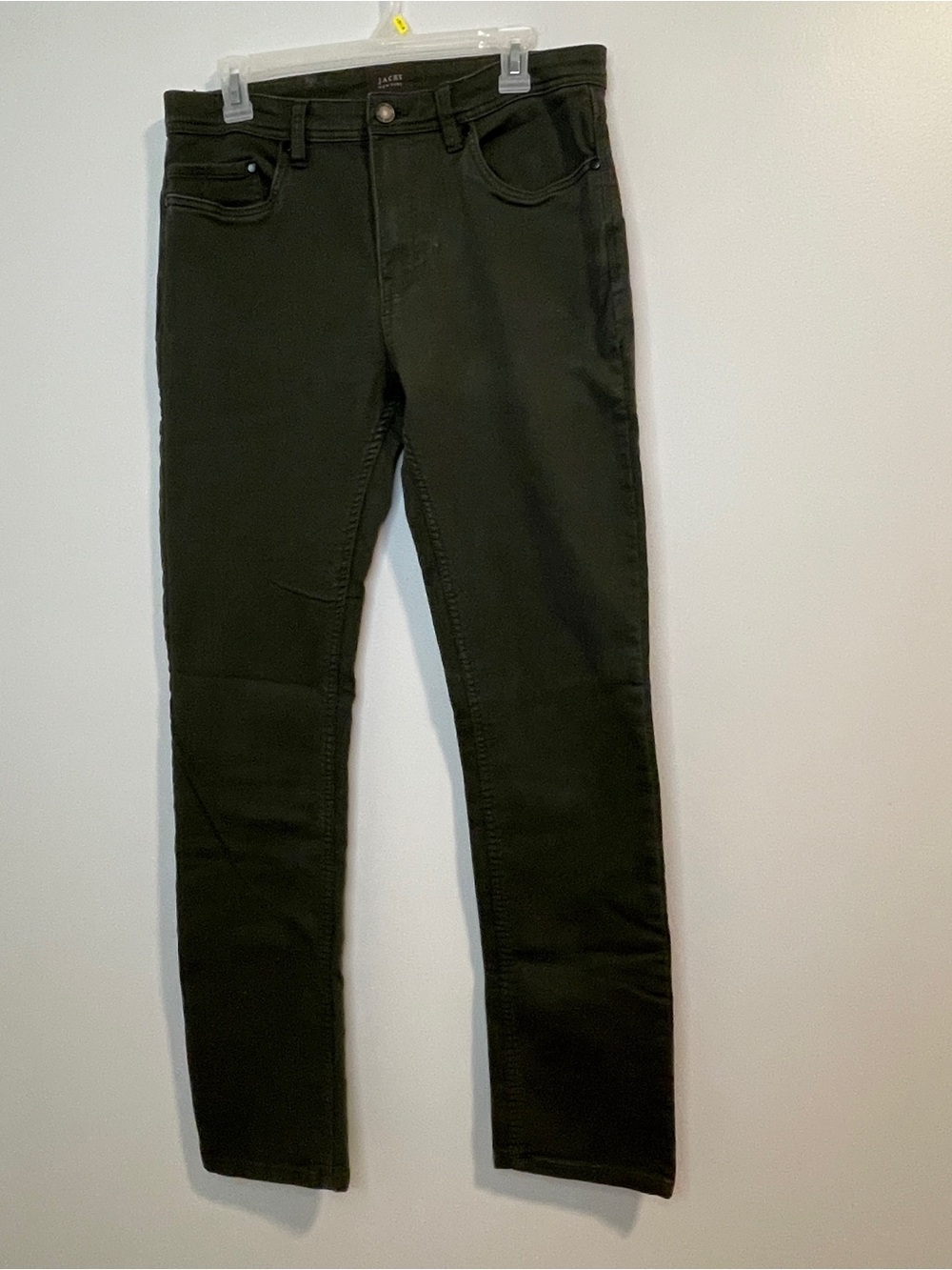 Jachs Men’s Straight Jeans in Olive Green 32x34